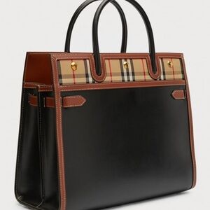 Burberry Black and Brown Designer women Bag